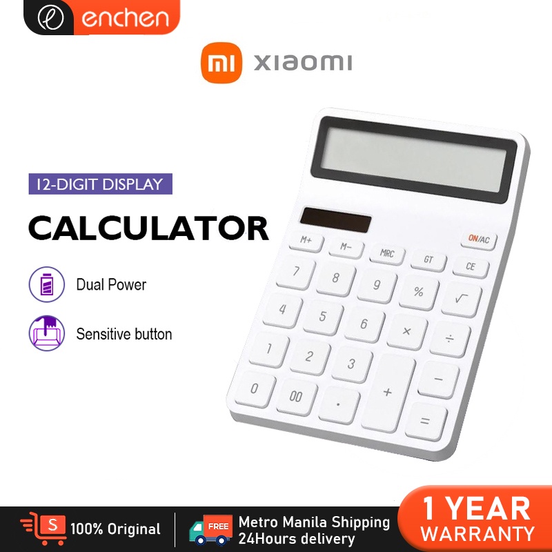 Xiaomi Calculator LCD Lemo Desktop Electronic Calculator Intelligent