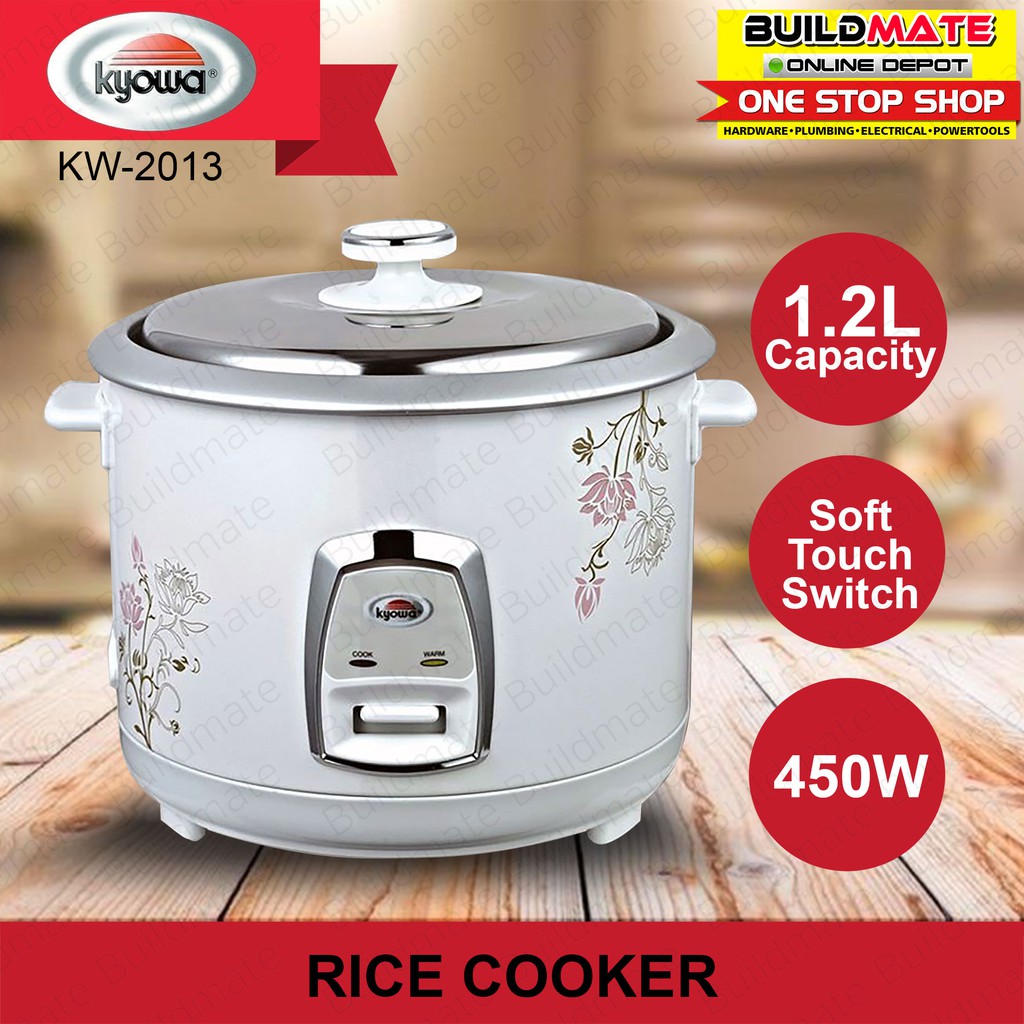 KYOWA Rice Cooker 1.2L with Soft Touch Switch 450W KW2013 •BUILDMATE