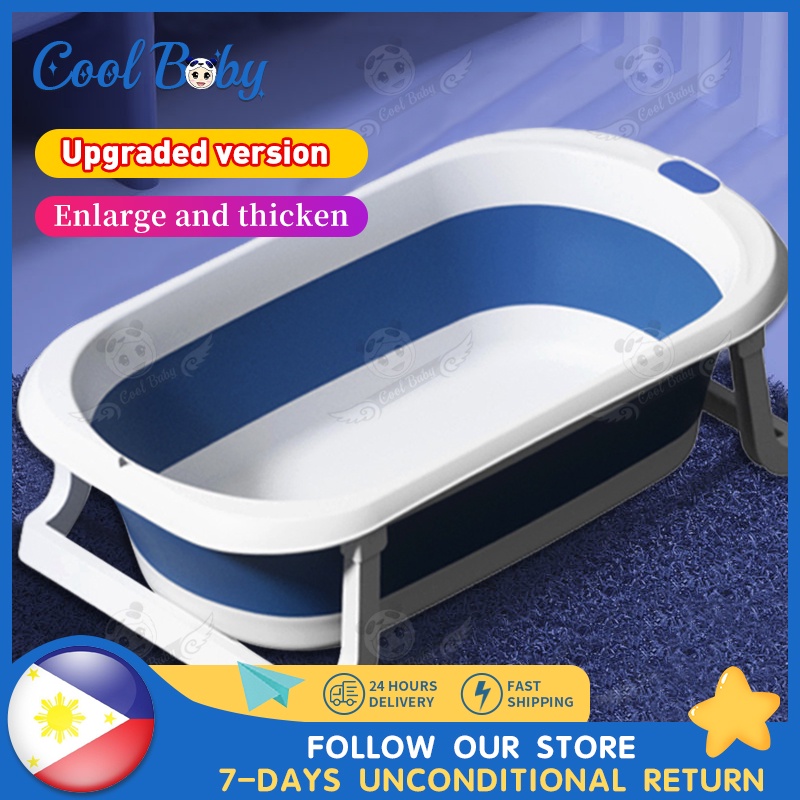 Newborn Baby Bath Tub Foldable Bathtub Kids Large Size Bath Tub 05