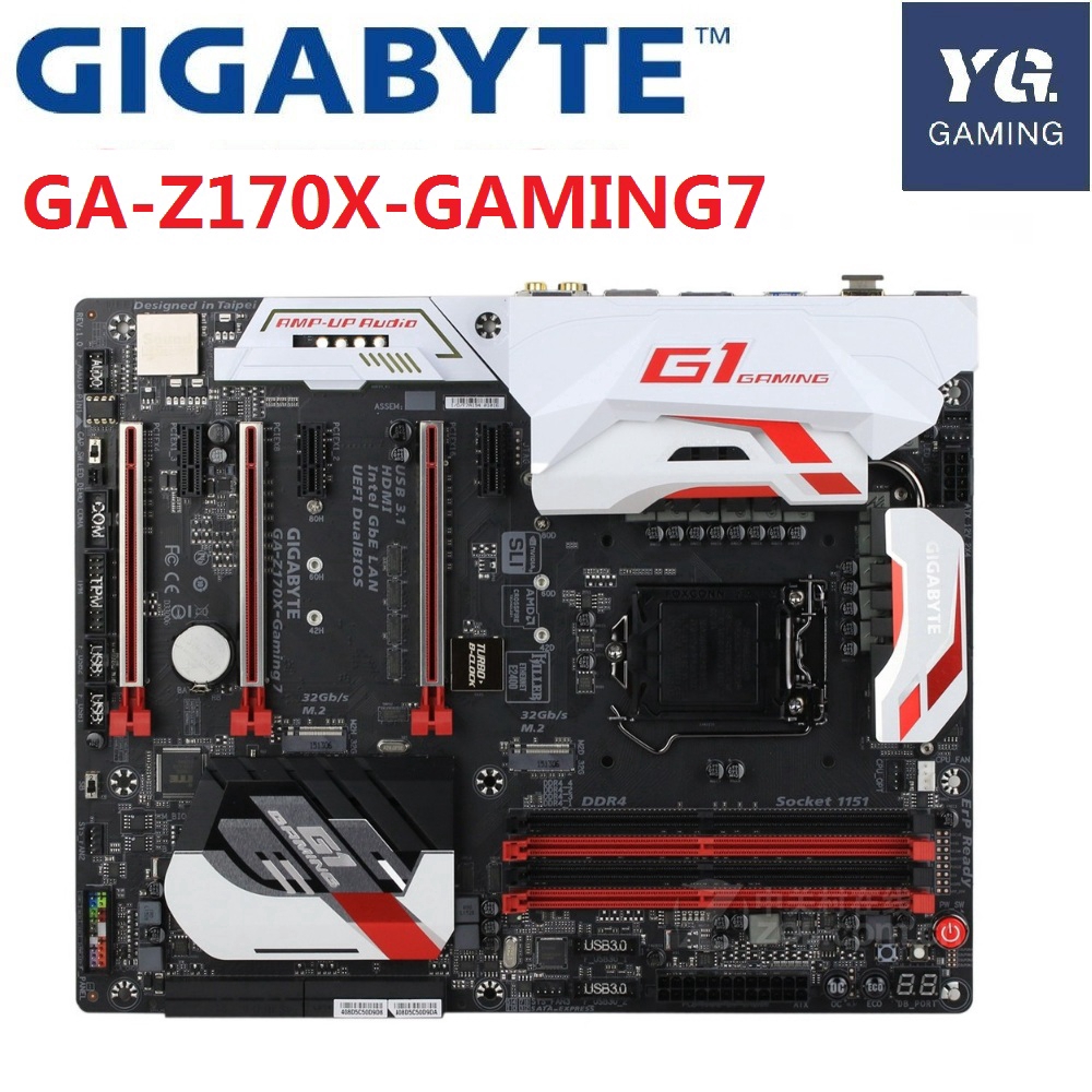 Gigabyte GAZ170XGAMING 7 DDR4 LGA 1151 64G USB3.0 USB3.1 HDMI Z170X
