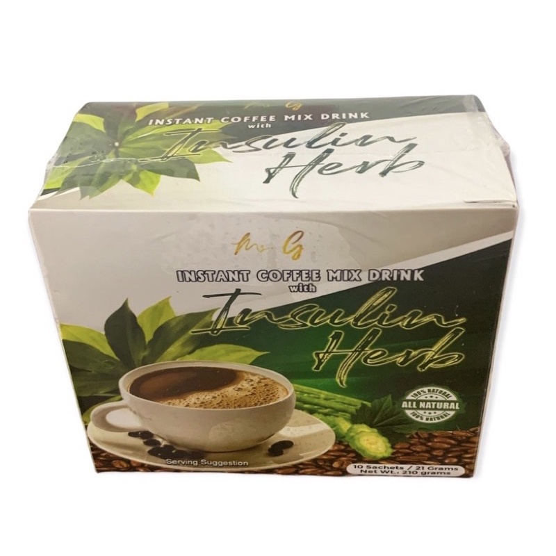 Insulin HERBS INSTANT Coffee MIX by Ms. G Shopee Philippines