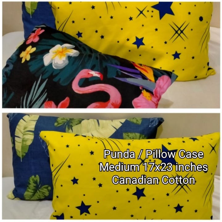 Punda / Pillow Case Medium with Zipper 17x23 inches / Canadian Cotton