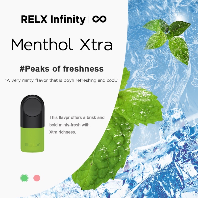 RELX PODS Relx Infinity Pods relx juices flavor mint for relx infinity