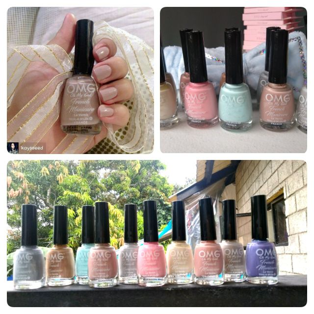 OMG NAIL POLISH FRENCH MANICURE CUTICS NAILPOLISH manicure pedicure