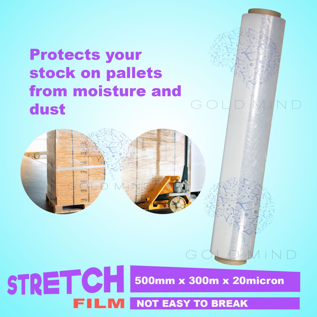 Stretch Film / Jack Wrap 500mm x 300m x 20microns Shopee Philippines