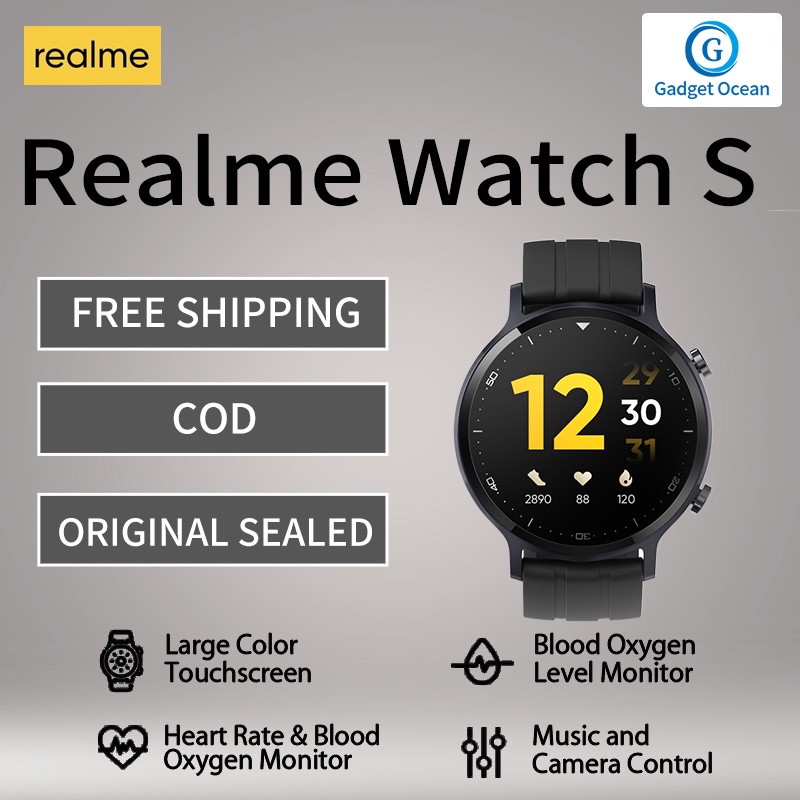 Realme Watch S Smartwatch 1.3 Auto Brightness Touchscreen 16 Sports