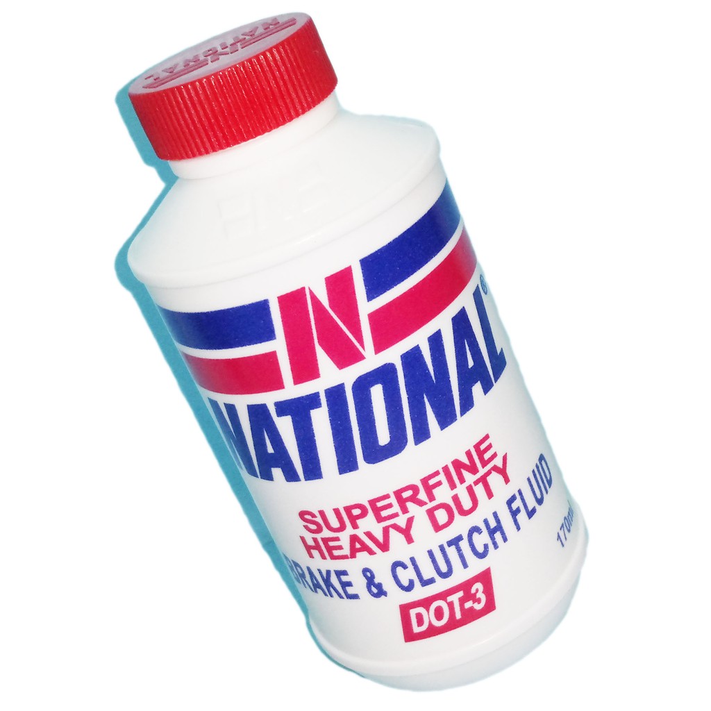 NATIONAL BRAKE & CLUTCH FLUID ( 170 ML ) SUPERFINE HEAVY DUTY DOT3