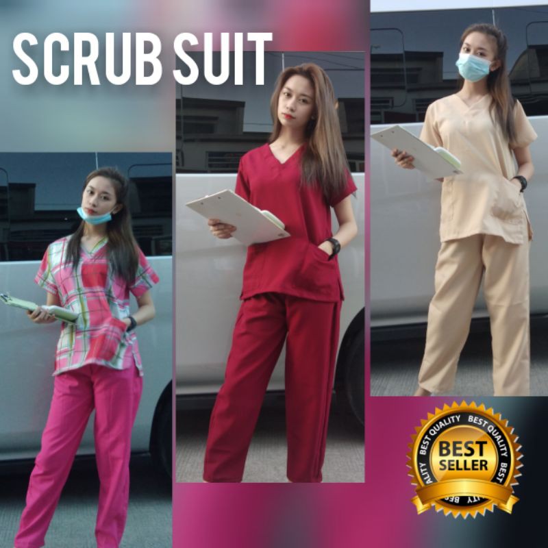 SCRUB SUIT ( WASH & WEAR ) Shopee Philippines