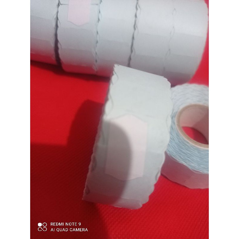 meto tape PRICE LABEL TAPE PRICE TAG WHITE STICKER LABEL ( HAND LABELER