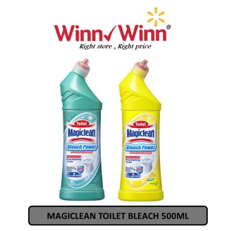 Magiclean Toilet Bleach 500ml (Regular / Lemon) Shopee Philippines