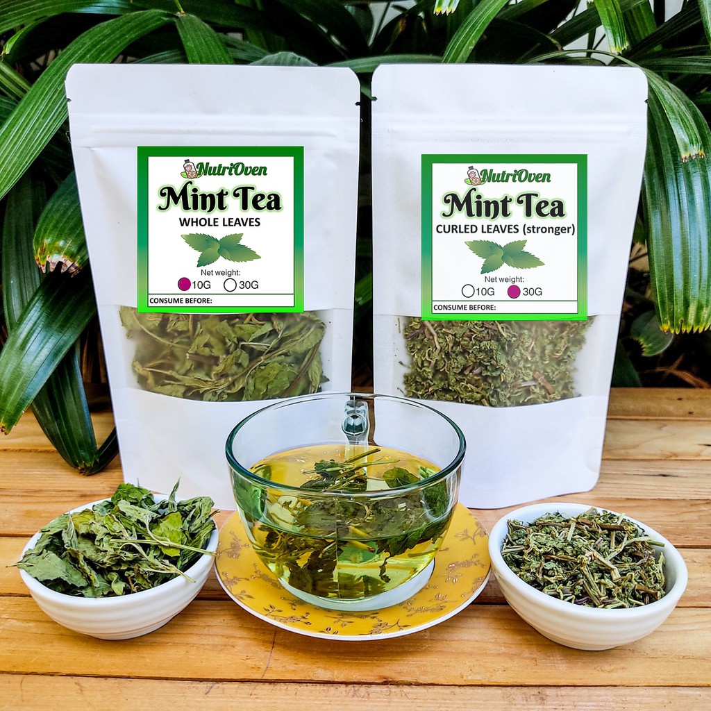 DRIED MINT Tea Leaves Herbal WHOLE LEAVES Shopee Philippines
