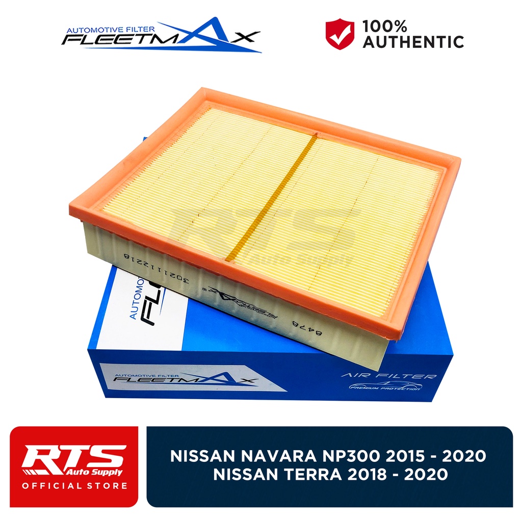 Fleetmax Air filter for Nissan Navara NP300 and Terra FAS8478 Shopee