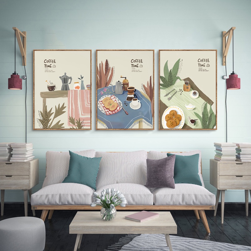 Nordic Coffee Wall Posters And Prints Food For Kitchen Decor Dine