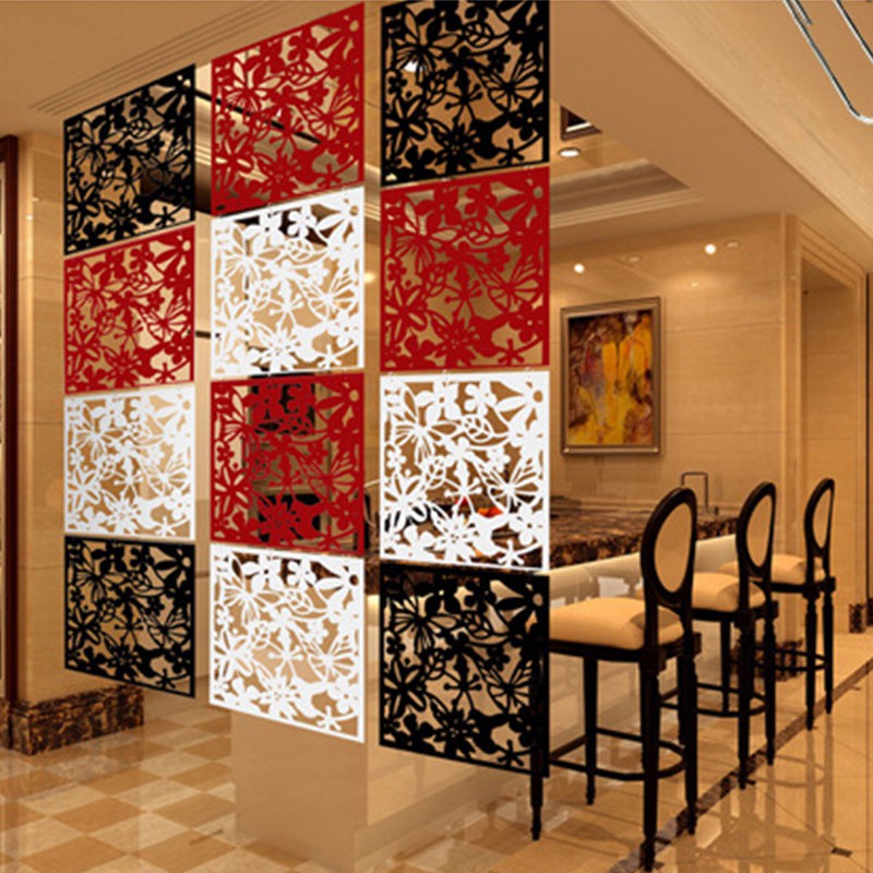 Hanging Screen Partition Room Divider Wall Home sticker 3 Color
