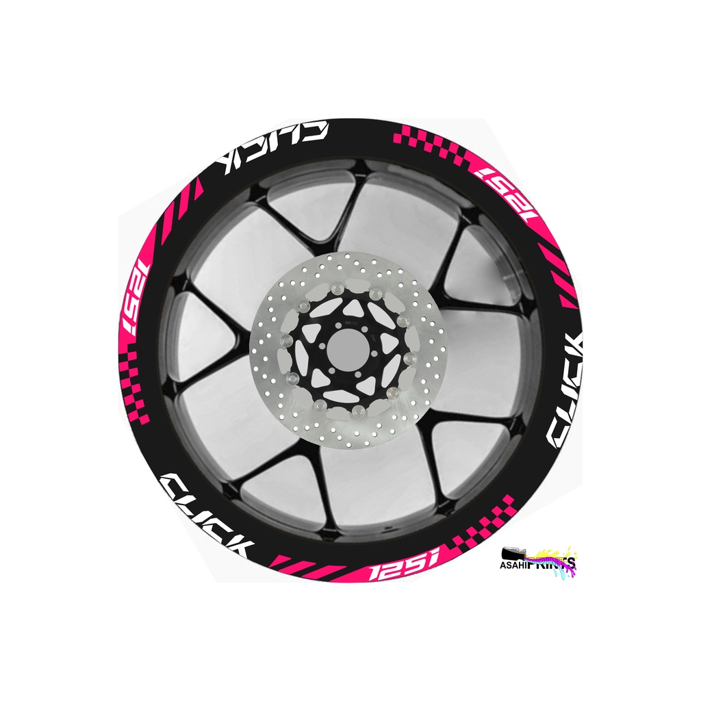 Honda Click 125i/150i Mag Decal/Sticker Reverse Edition(set for 2 tires