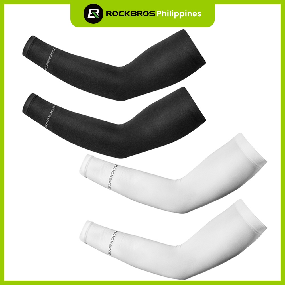 ROCKBROS Arm Sleeves Sun Protection AntiUV Running Cycling Summer Shopee Philippines
