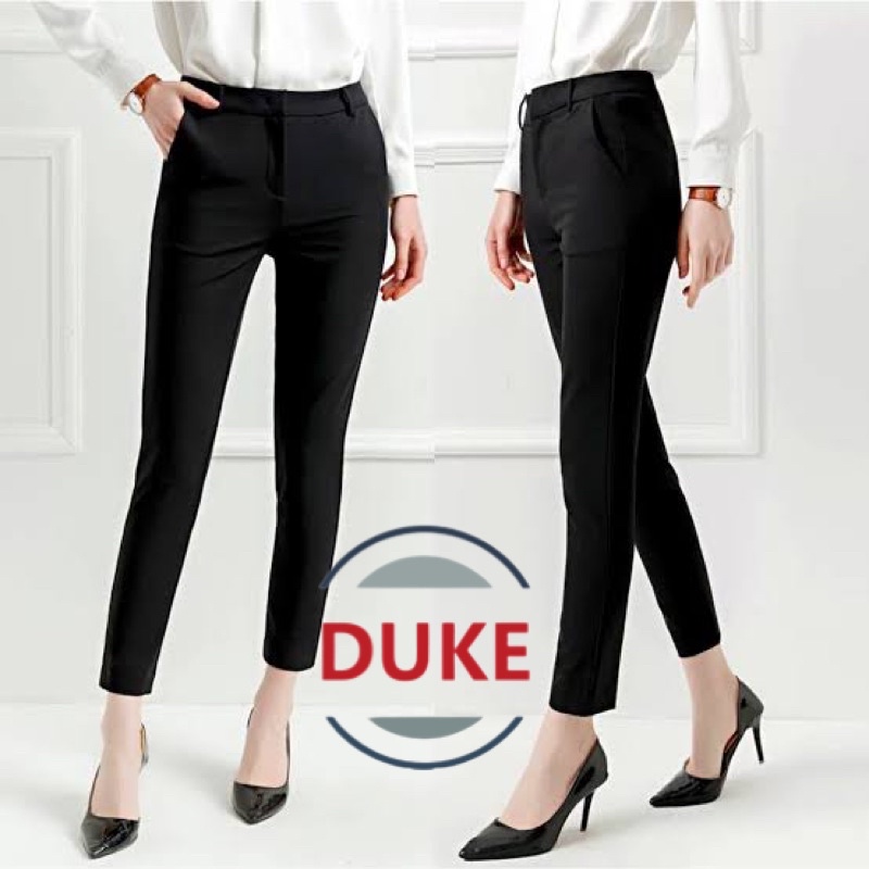 Skinny Slack Black Pants Office wear Business Professional for women's