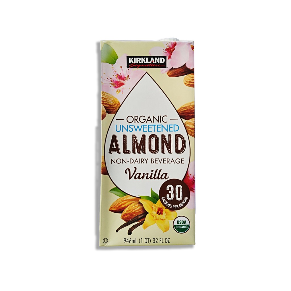 Kirkland Sig. Organic Unsweetened Almond Milk Vanilla 946mL Shopee