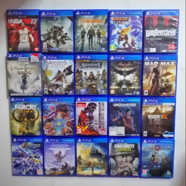 P1's Cheap PS4 Games (56th release) Shopee Philippines