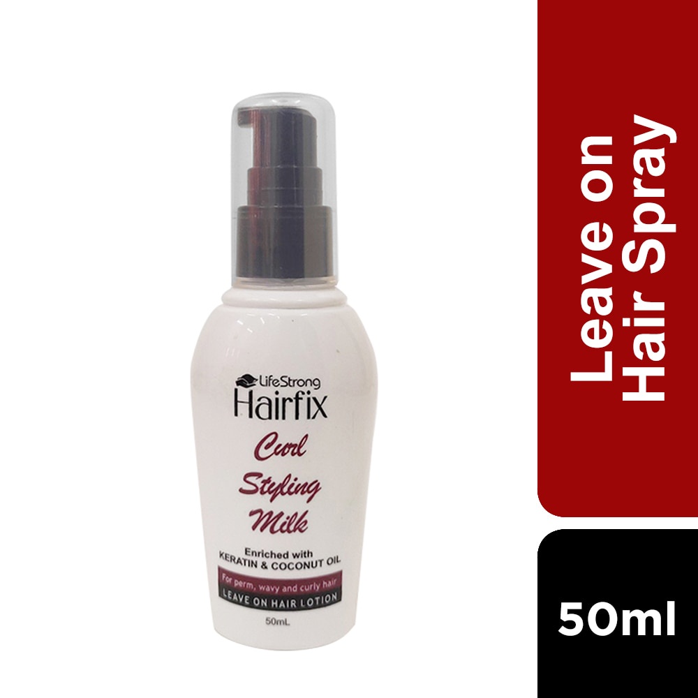 Hairfix Curl Styling Milk With Keratin Hair Lotion 50ml Shopee