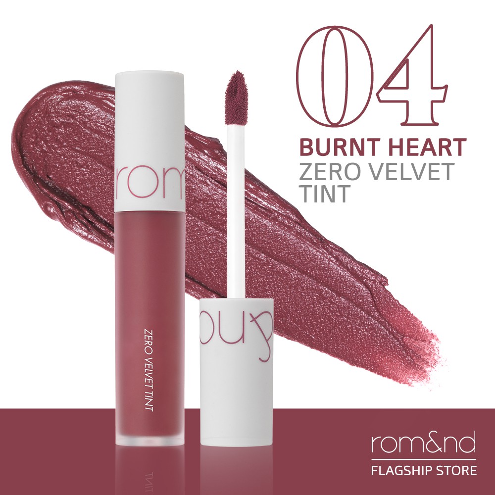 Romand Zero Velvet Tint 04 Burnt Heart Shopee Philippines