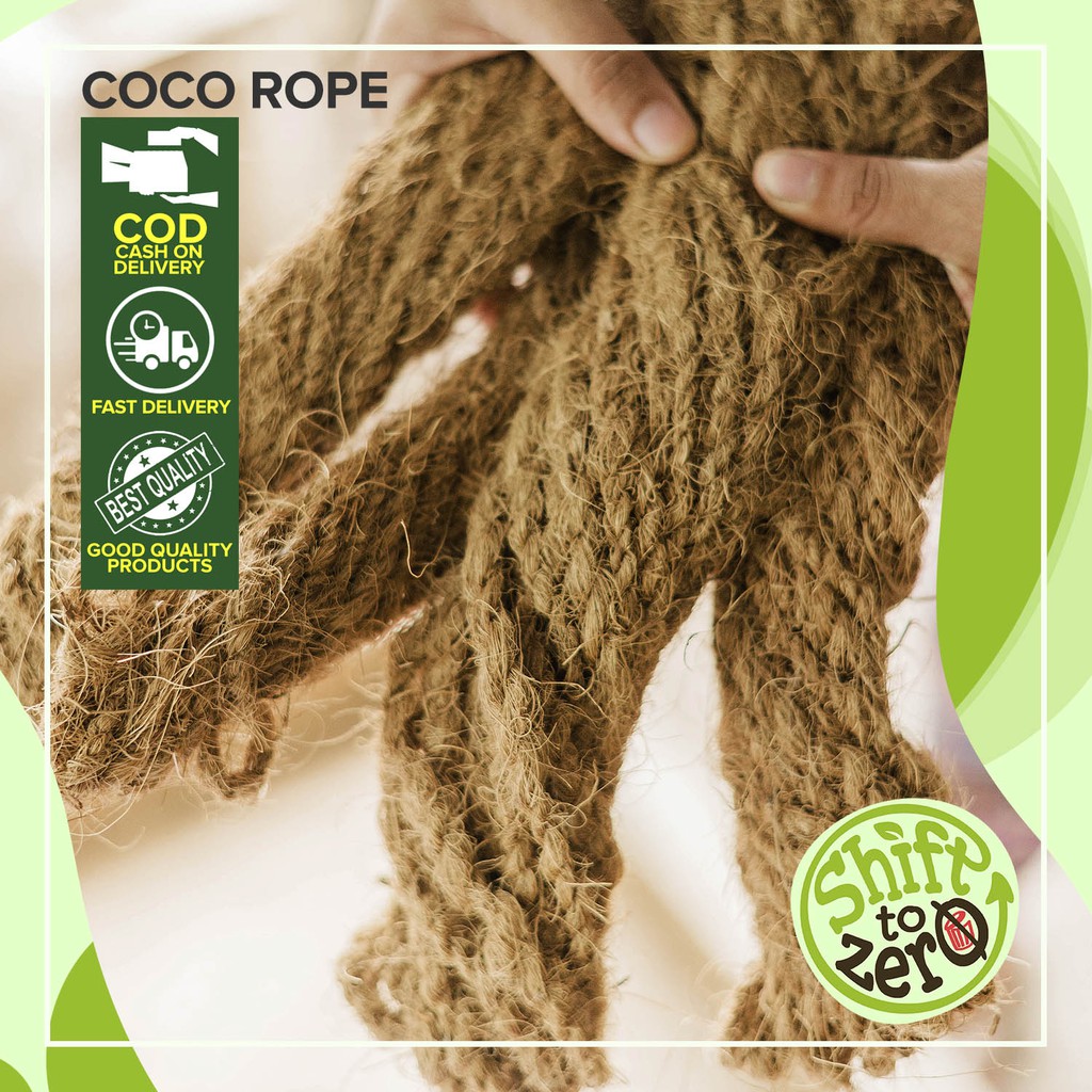 13 to 15 meters (approximate) Coconut Fiber Rope / Coco Rope COD
