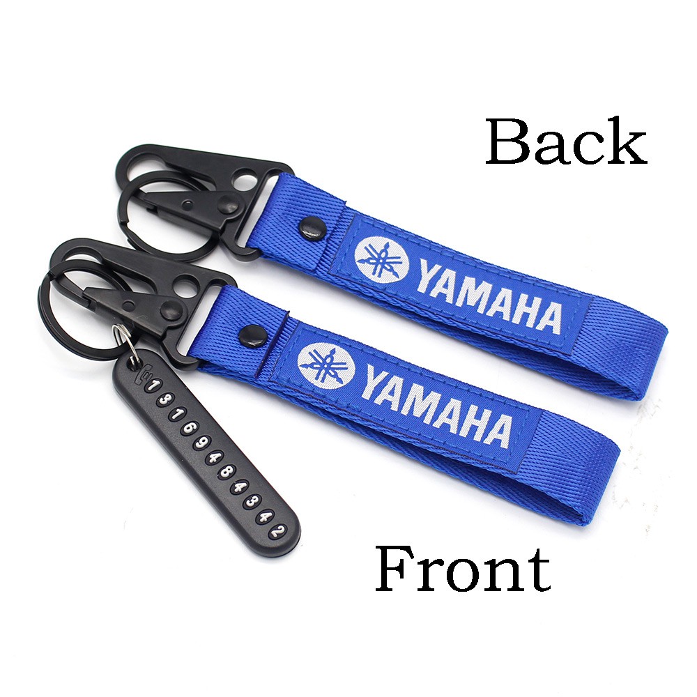 For Yamaha Motorcycle Accessories Kit Embroidery Strap Keychain Mio