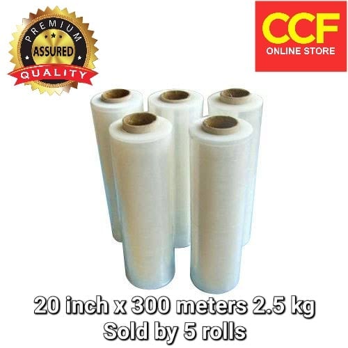 Stretch Film Jack Wrap 20 inch X 300 meters 2.5 Kilos 20 microns ( Sold