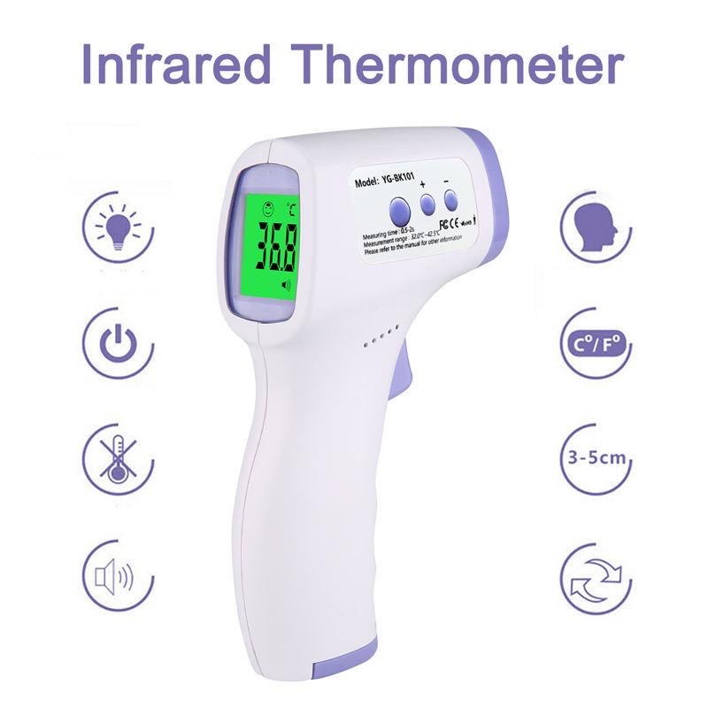 NonContact Thermometer Forehead infrared thermo scanner Double Color
