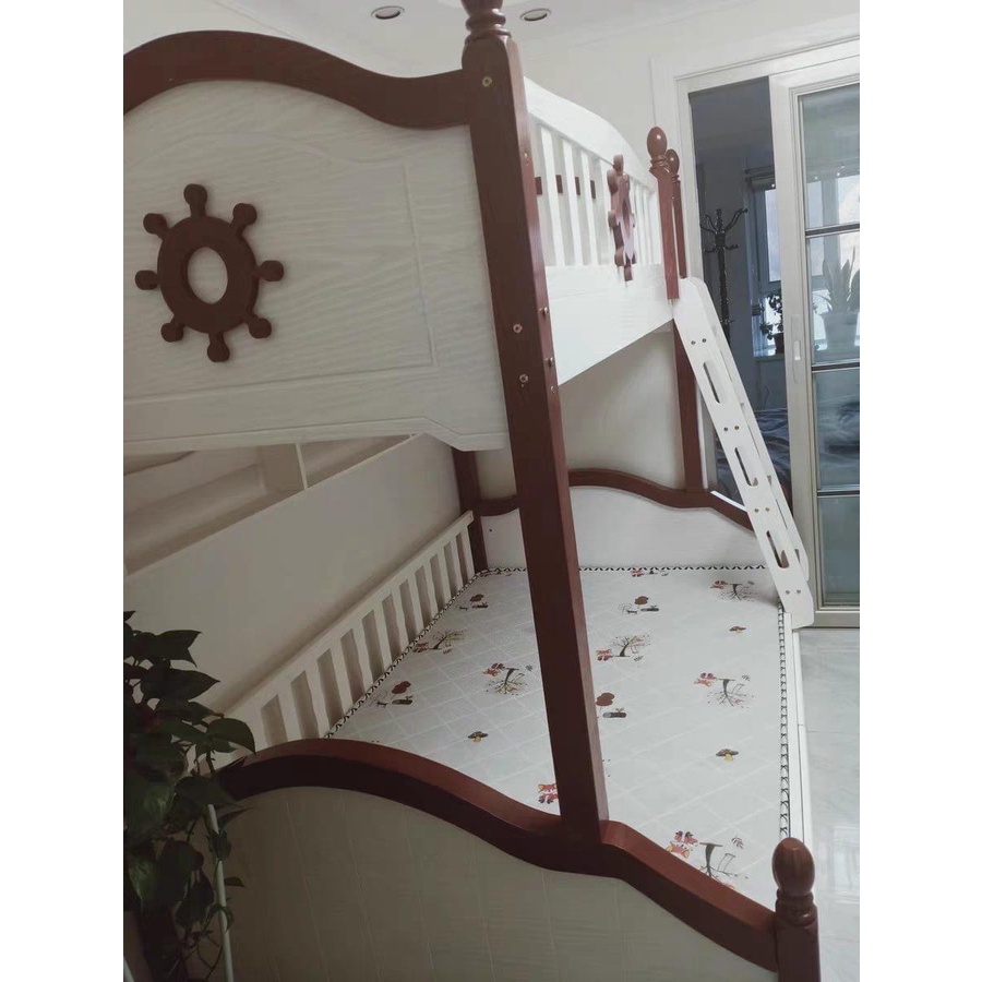 Pick a bed that your kids will love Solid pine wood double deck bed