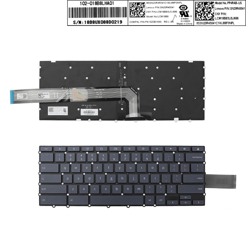 laptop Keyboard for lenovo Chromebook S34014 S330 US computers
