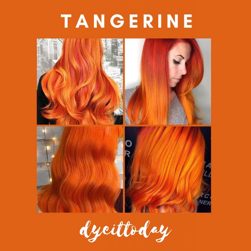 Tangerine Hair Dye Set (Bleach and Color) Shopee Philippines