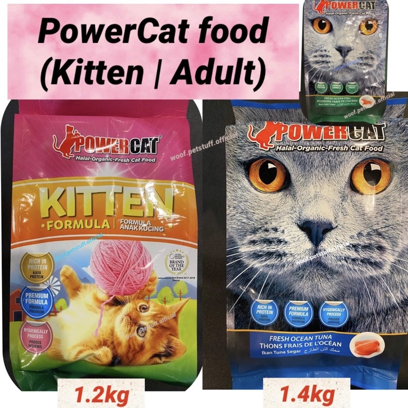 Power Cat Food for Kitten Adult Cats (Retail or Original Packaging