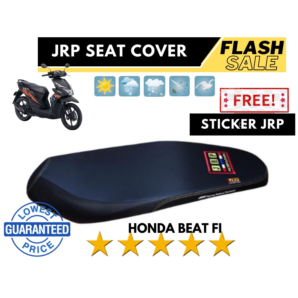 HONDA BEAT FI JRP SEAT COVER NAKATAHI NA JRP Thailand Seat Cover Carbon