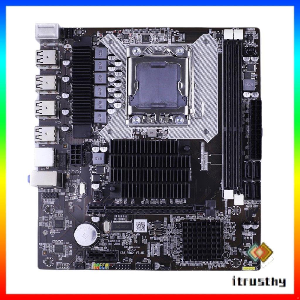 X58PRO2 Motherboards 1366 Pin Desktop Computer ECC Memory Motherboards