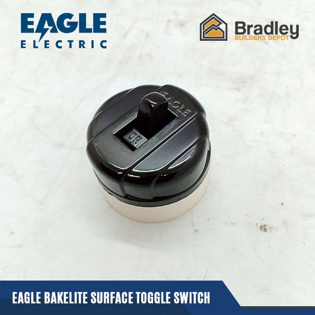 Eagle Bakelite Surface Toggle Switch (Tumbler Switch) B735 Shopee