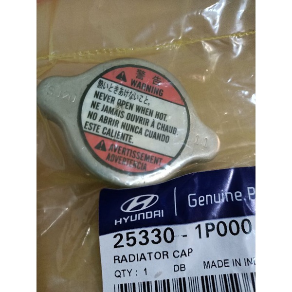 RADIATOR CAP 1.1 HCC FOR HYUNDAI/EON/I10/GETZ/STAREX/SORENTO/TUCSON