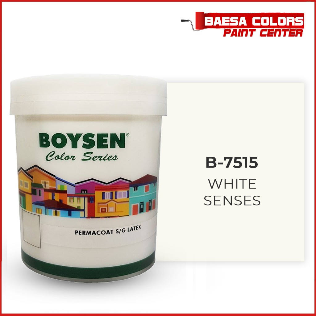 BOYSEN PERMACOAT LATEX PAINT COLOR SERIES WHITE SENSES (B7515