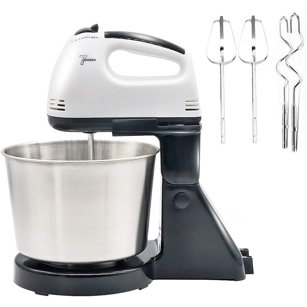 Electric Hand Mixer Cake Mixer 7 Speed Handheld Flour Bread Egg Beater