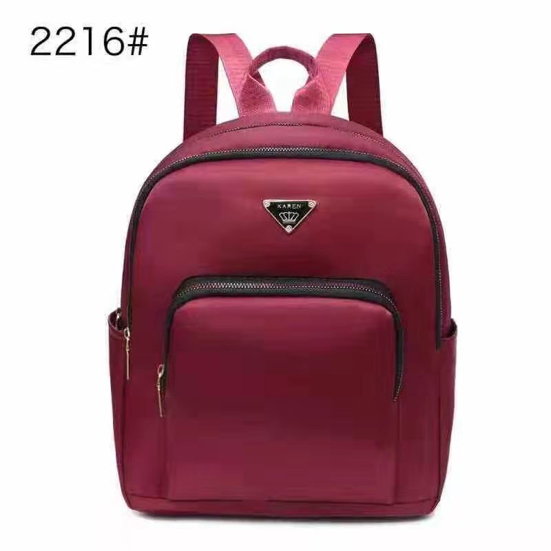 Amylim Korean backpack nylon oxford bag ladies casual wild bag travel