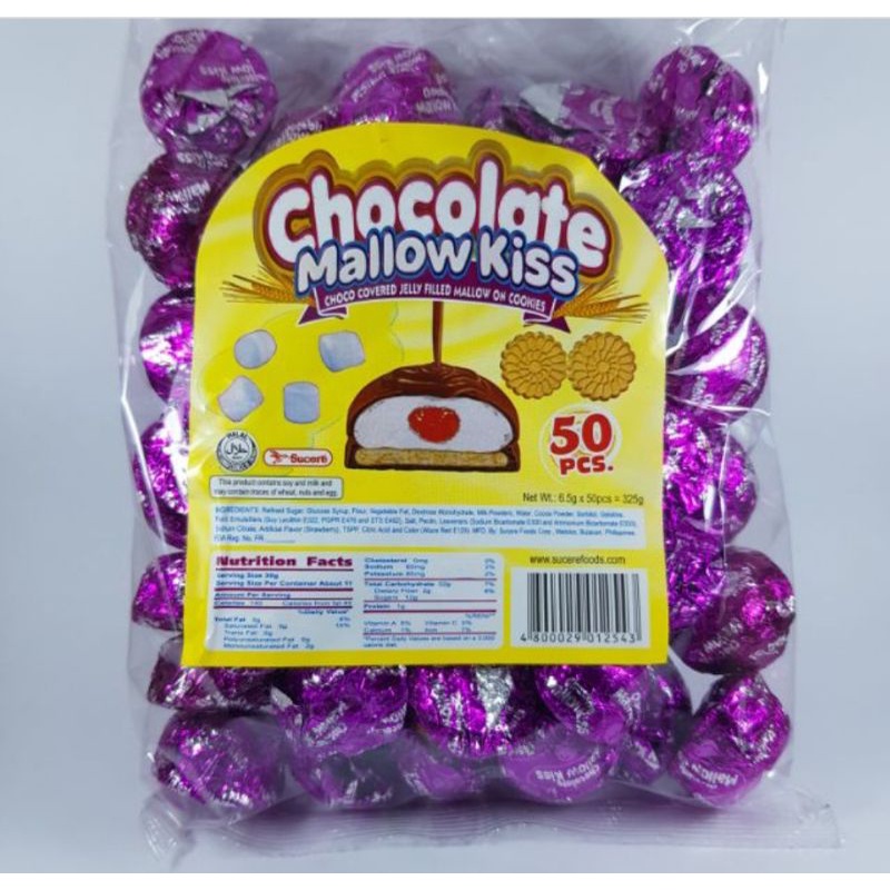 mallow pie / mallow kiss / why nuts 50pcs Shopee Philippines