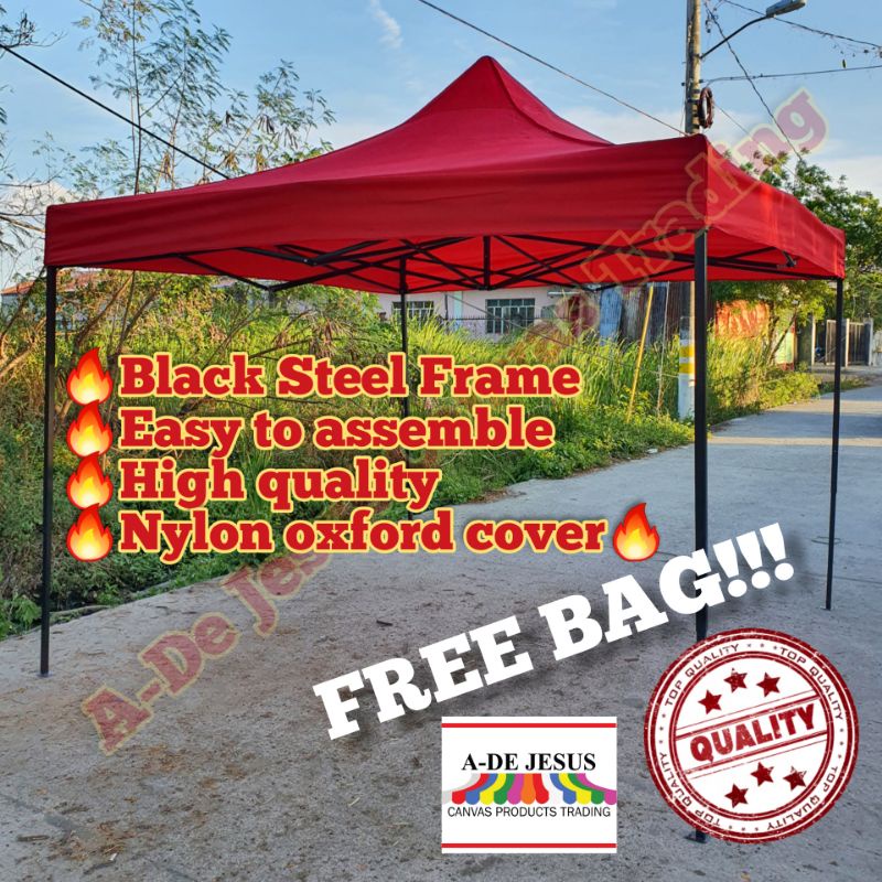 Heavy Duty Thick Nylon Retractable Tent COMPLETE SET Shopee Philippines