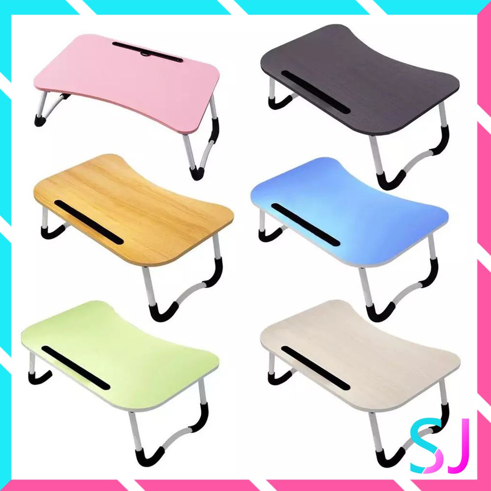 SJ Foldable Lazy Bed Desk/Portable mainstays Laptop Wooden Table