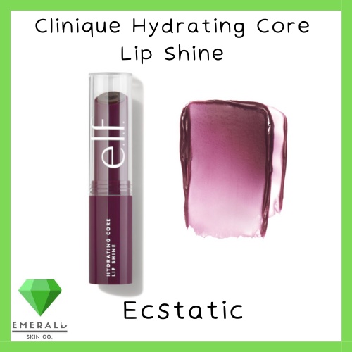 elf Cosmetics Hydrating Core Lip Shine in Ecstatic (Clinique Black Honey dupe) Shopee Philippines