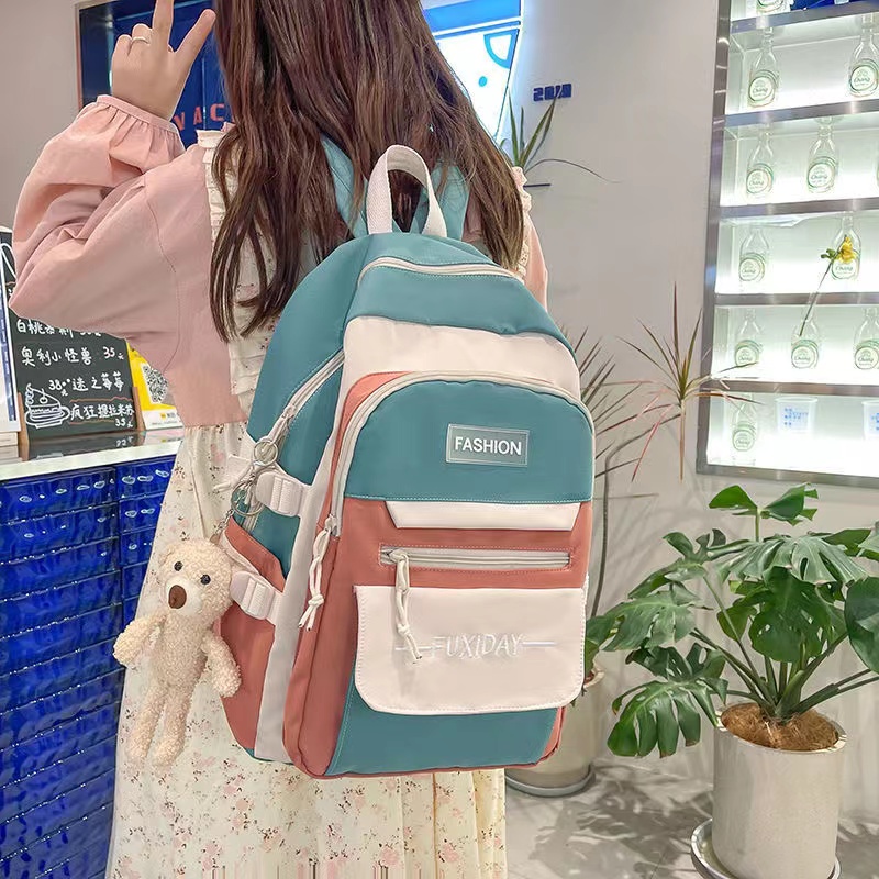NEW korean bag UNISEX large capacity travel shoulder school bag
