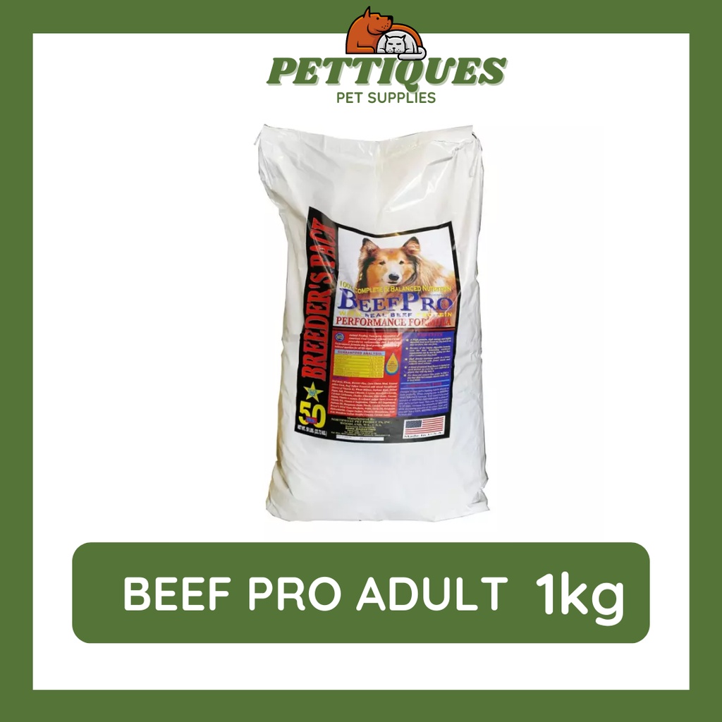 Beef Pro Adult Dog Food 1kg (Repacked) Shopee Philippines