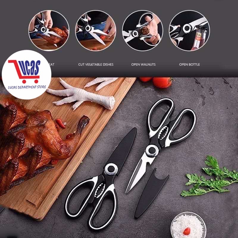 Pieces Kitchen Scissors, Heavy Duty Professional Stainless Steel