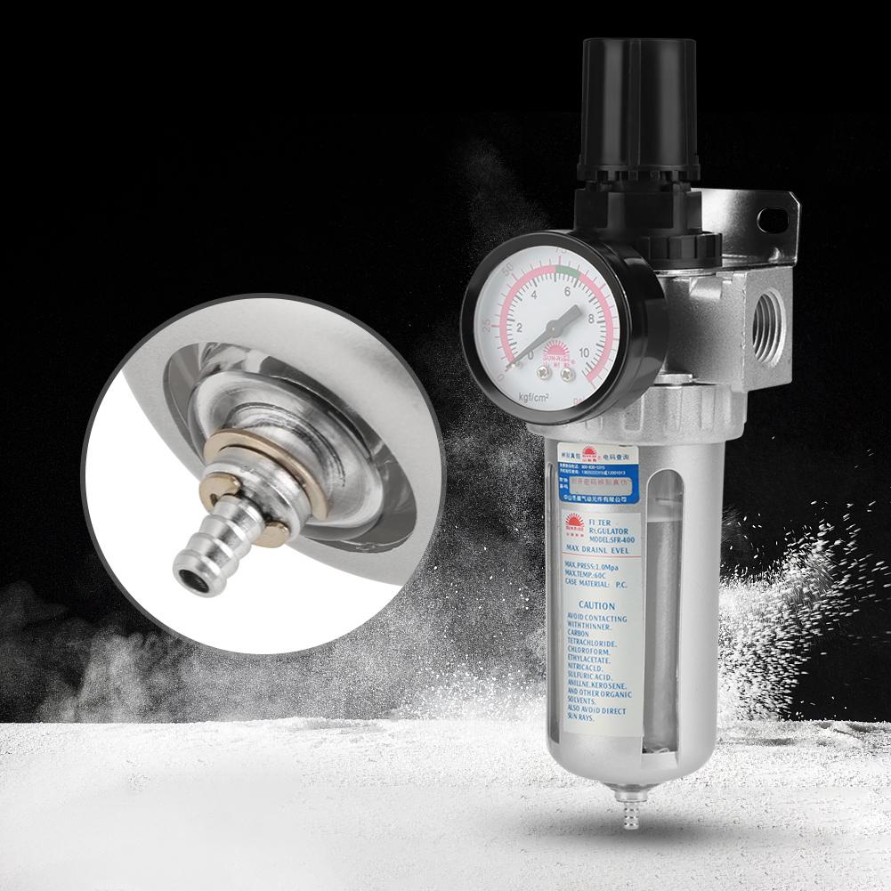 BSP 1/2" Air Compressor Water Filter Regulator with Mount Shopee