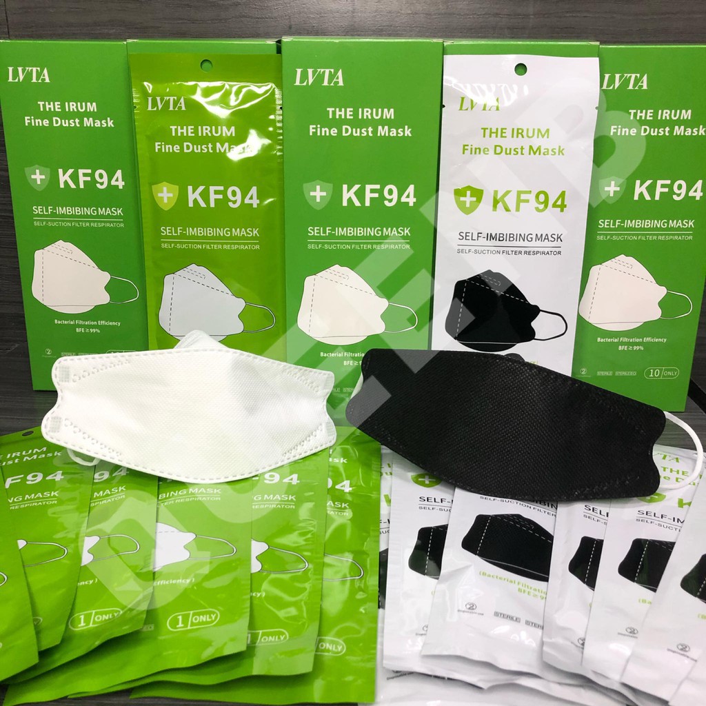 Mask KF94 Face Mask 3 Layer Korean Mask Nonwoven Kn94 Protection