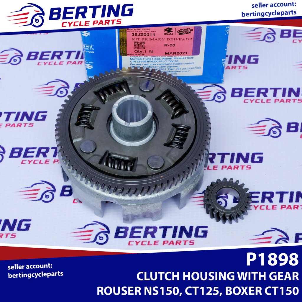 CLUTCH HOUSING ASSEMBLY Rouser NS150 NS160 CT125 Boxer CT150 Genuine